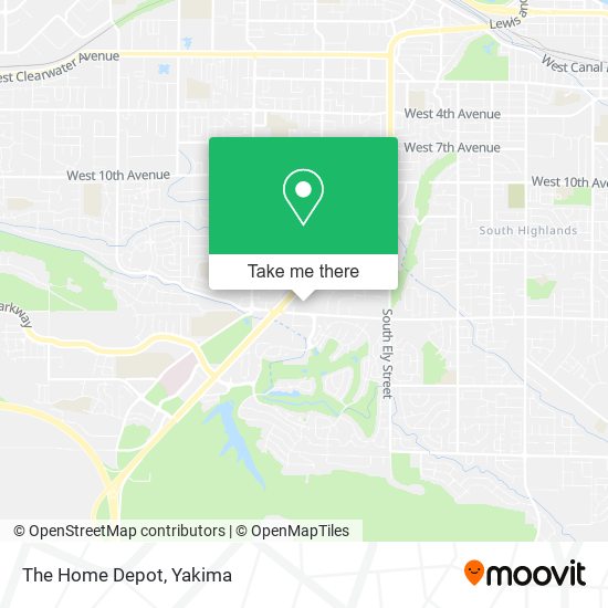 The Home Depot map