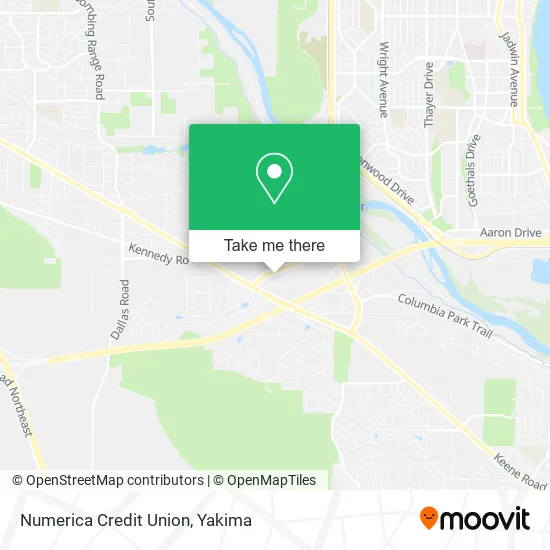 Numerica Credit Union map