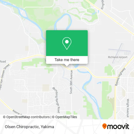 Olsen Chiropractic map