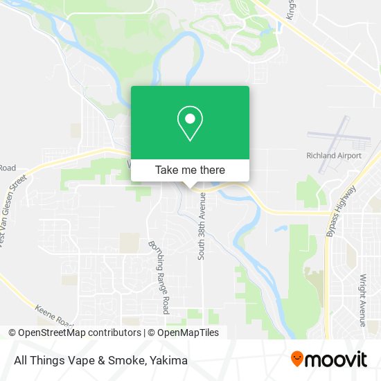 Mapa de All Things Vape & Smoke