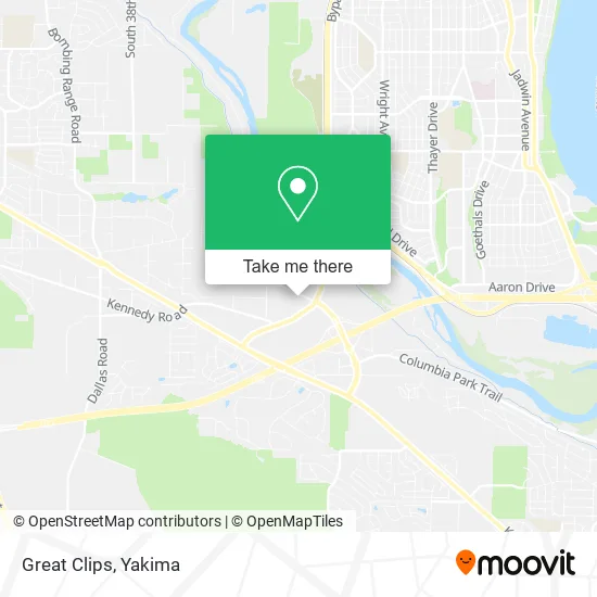 Great Clips map