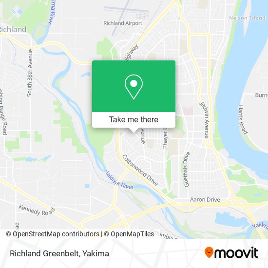 Mapa de Richland Greenbelt