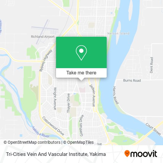 Tri-Cities Vein And Vascular Institute map