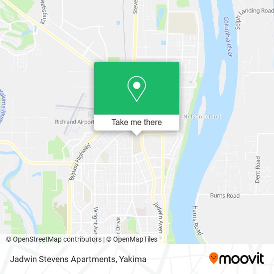 Jadwin Stevens Apartments map
