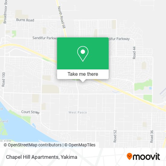 Mapa de Chapel Hill Apartments