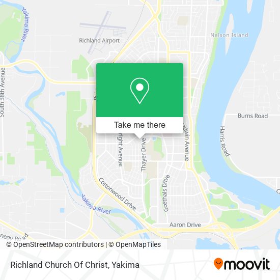 Richland Church Of Christ map