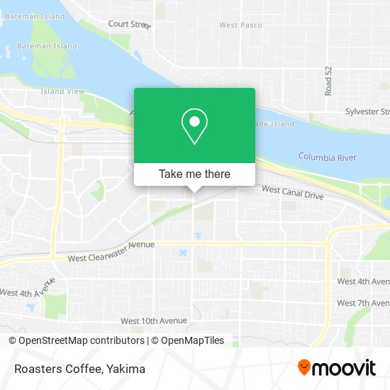 Roasters Coffee map