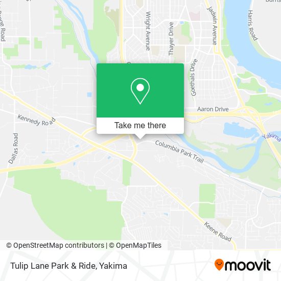 Tulip Lane Park & Ride map