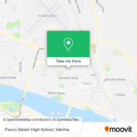 Pasco Senior High School map