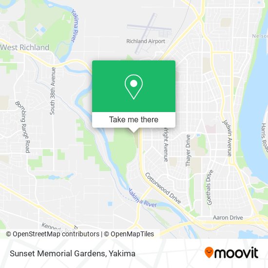 Mapa de Sunset Memorial Gardens