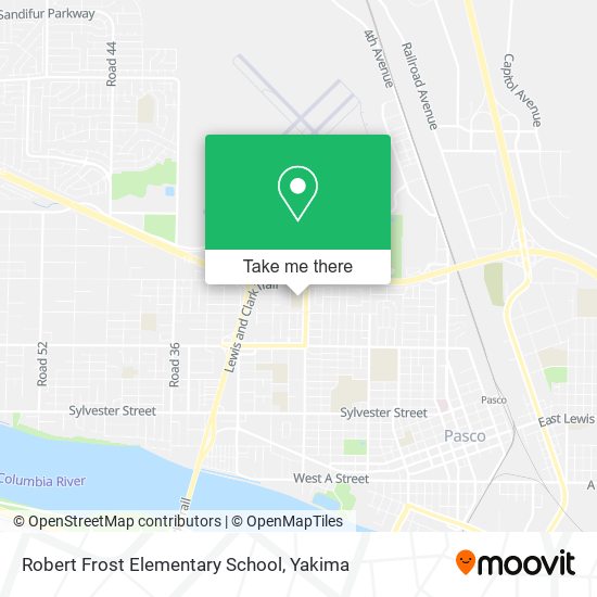 Robert Frost Elementary School map