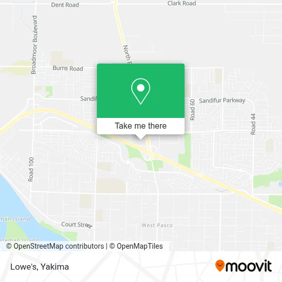 Lowe's map