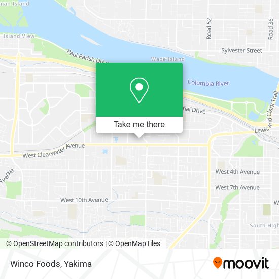 Winco Foods map