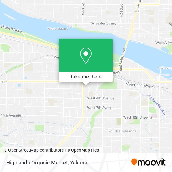 Highlands Organic Market map