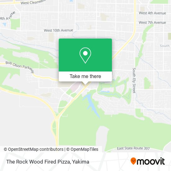The Rock Wood Fired Pizza map