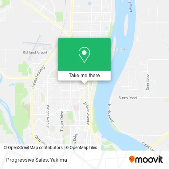 Progressive Sales map