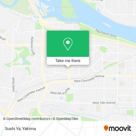 Mapa de Sushi Ya