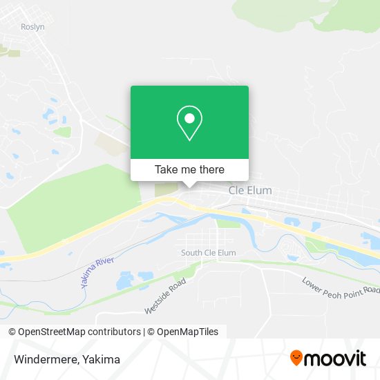 Mapa de Windermere