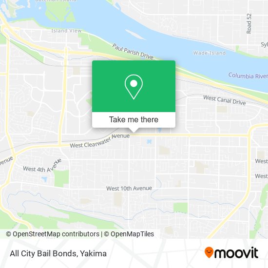 Mapa de All City Bail Bonds