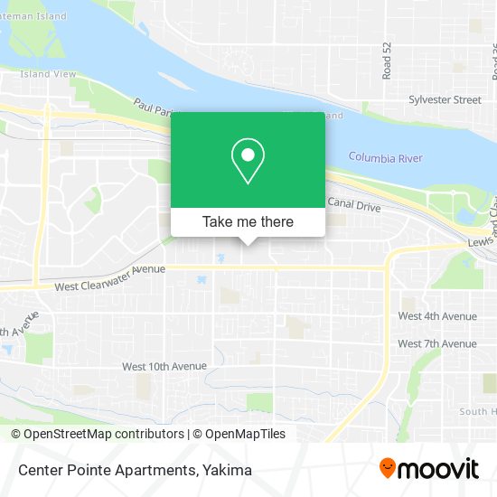 Mapa de Center Pointe Apartments