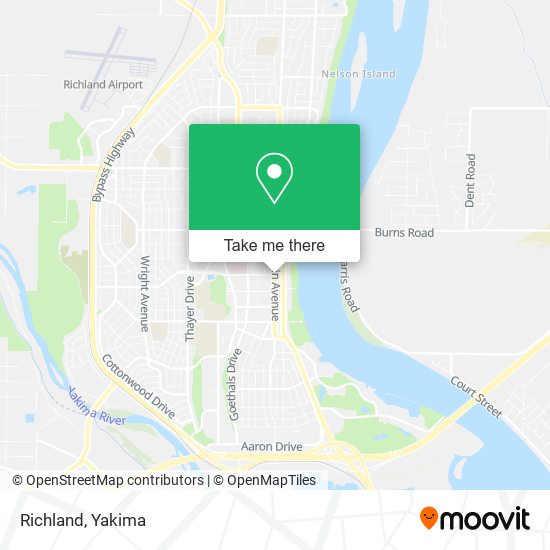 Mapa de Richland
