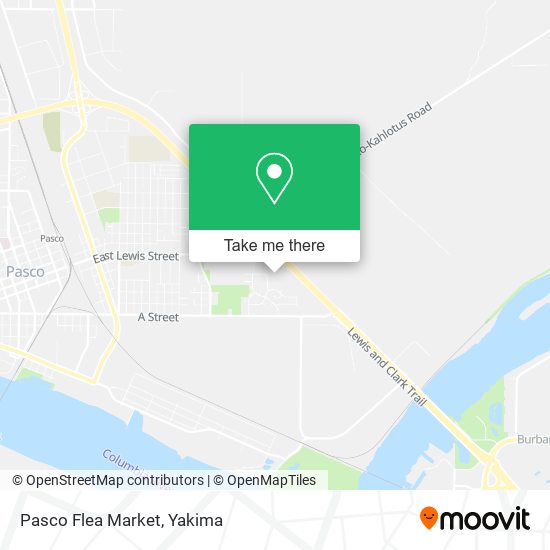 Pasco Flea Market map