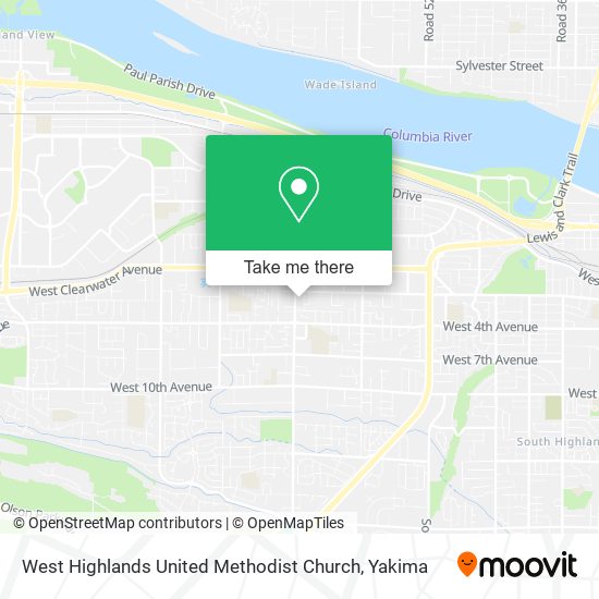 West Highlands United Methodist Church map