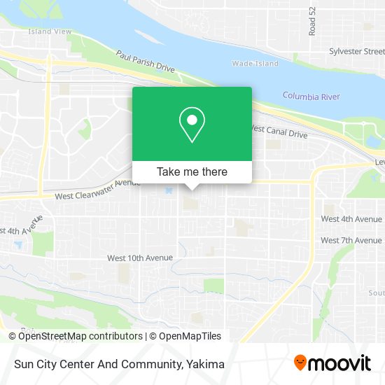 Sun City Center And Community map