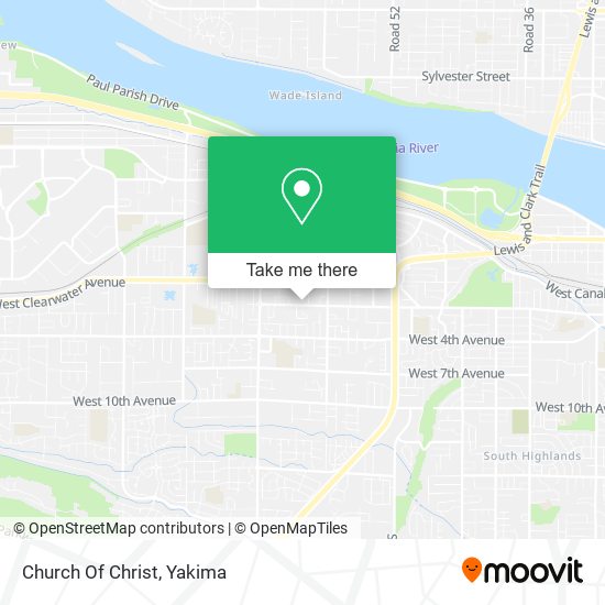 Mapa de Church Of Christ