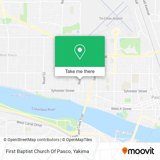 Mapa de First Baptist Church Of Pasco