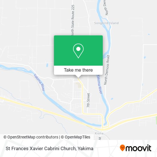 St Frances Xavier Cabrini Church map