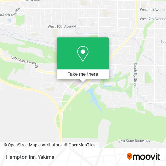 Hampton Inn map