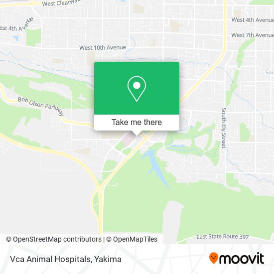 Vca Animal Hospitals map