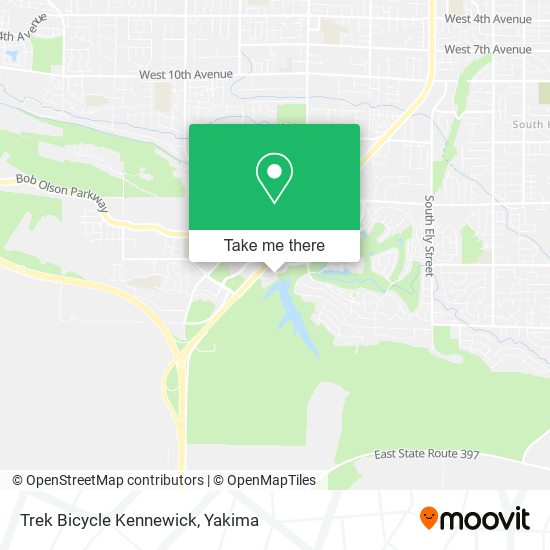 Mapa de Trek Bicycle Kennewick