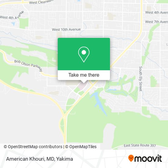 American Khouri, MD map