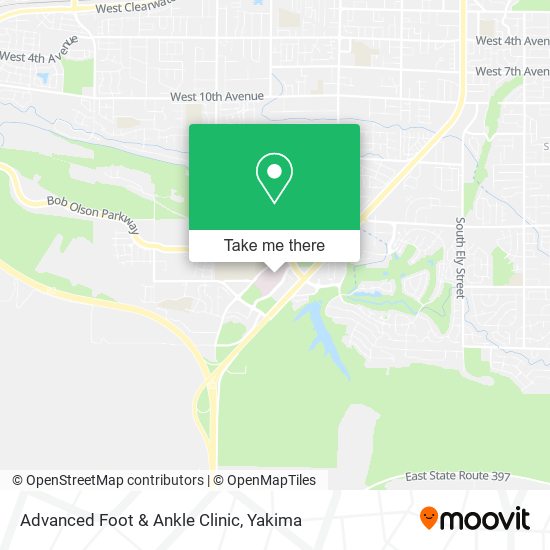 Mapa de Advanced Foot & Ankle Clinic