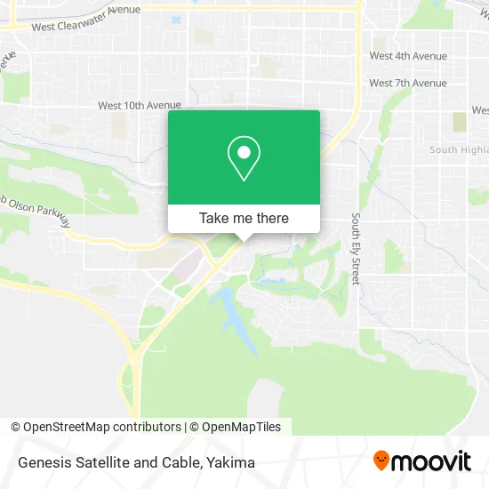 Genesis Satellite and Cable map