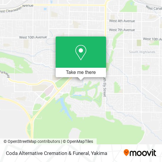 Mapa de Coda Alternative Cremation & Funeral