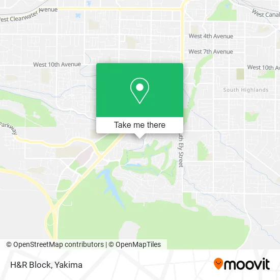 H&R Block map