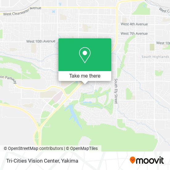 Tri-Cities Vision Center map