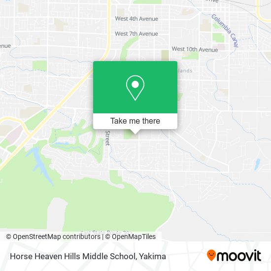Horse Heaven Hills Middle School map