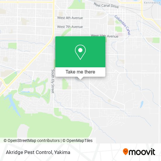 Akridge Pest Control map