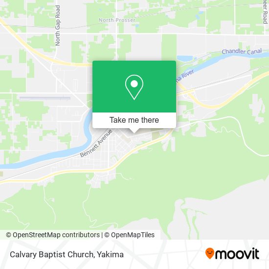 Mapa de Calvary Baptist Church
