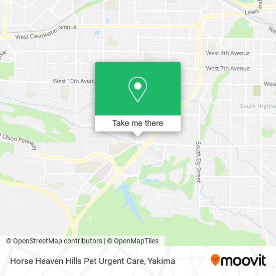 Horse Heaven Hills Pet Urgent Care map