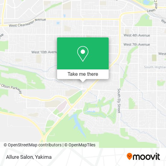 Mapa de Allure Salon