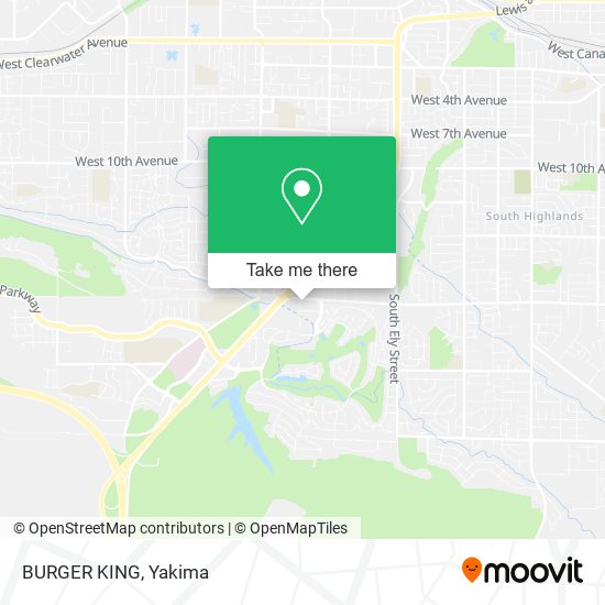 Mapa de BURGER KING
