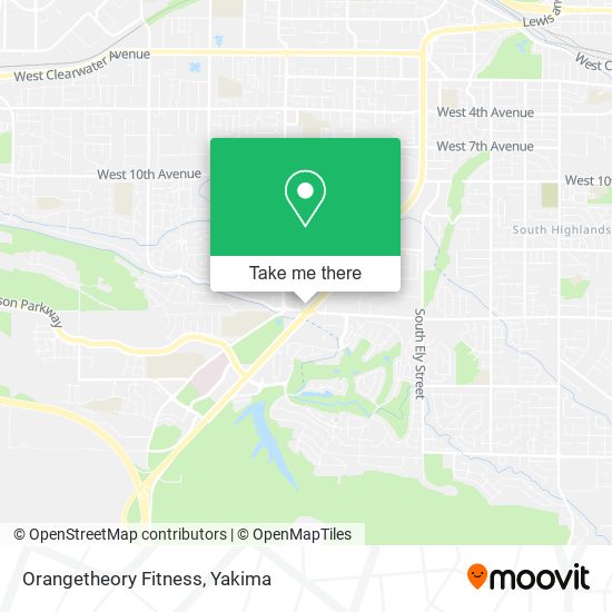 Mapa de Orangetheory Fitness