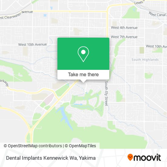 Mapa de Dental Implants Kennewick Wa