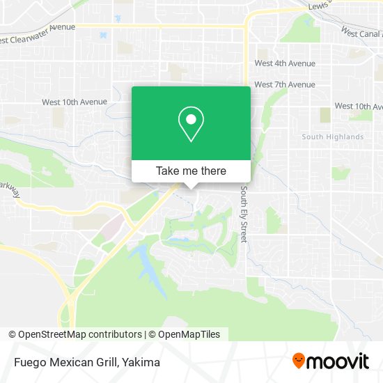 Mapa de Fuego Mexican Grill