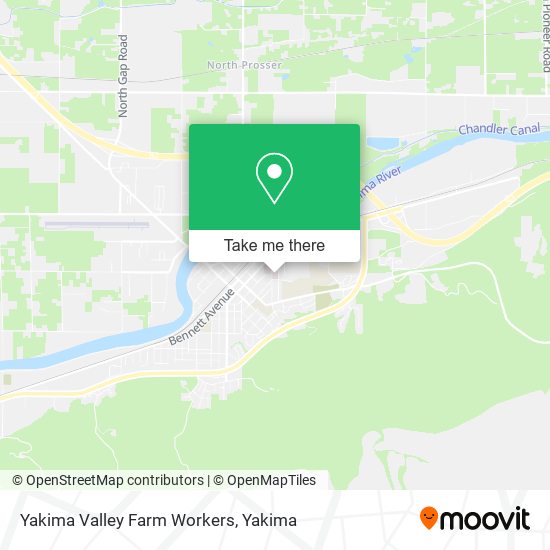 Yakima Valley Farm Workers map